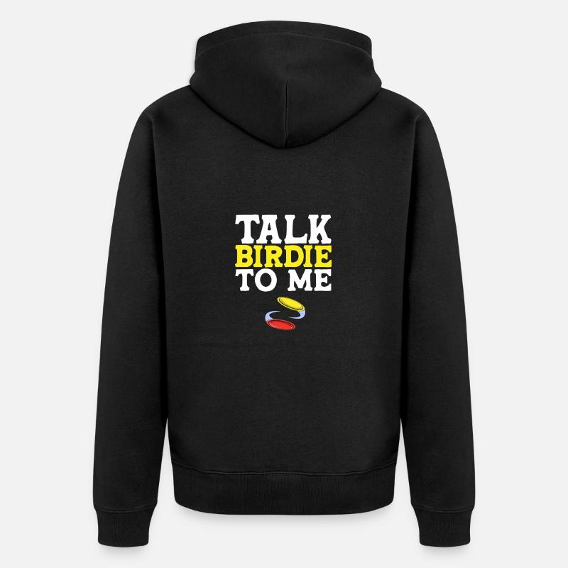 Disc Golf Frisbee - Veste à capuche bio Premium Unisexe - noir