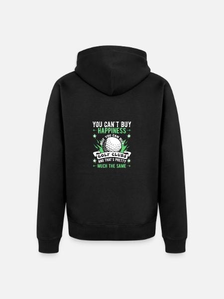 Golf Golfeurs Golfeurs - Veste à capuche bio Premium Unisexe - noir