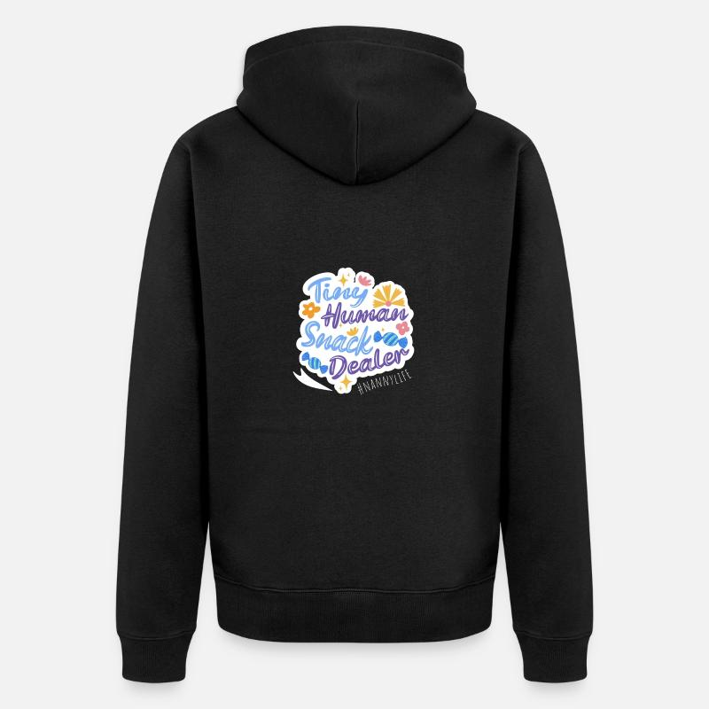 Nounou Baby-sitter Assistante maternelle - Veste à capuche bio Premium Unisexe - noir