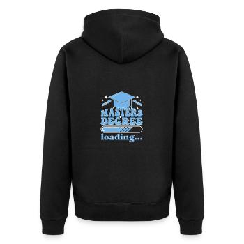 Master Université - Veste à capuche bio Premium Unisexe - noir - Dos - Nico (187cm)