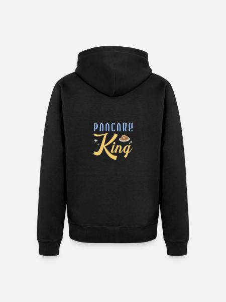 Pancake - Unisex Premium Organic Zip Hoodie - black