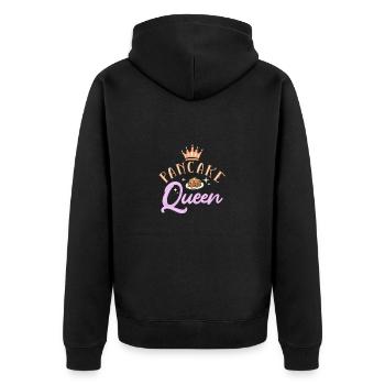 Crêpe - Veste à capuche bio Premium Unisexe - noir - Dos - Nico (187cm)