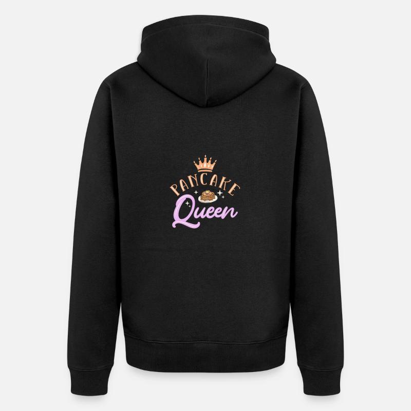 Crêpe - Veste à capuche bio Premium Unisexe - noir