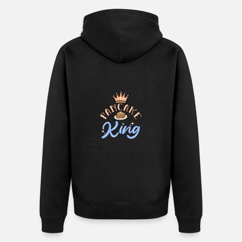 Crêpe - Veste à capuche bio Premium Unisexe - noir