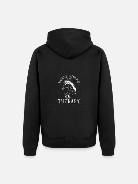 Équitation Sport équestre - Veste à capuche bio Premium Unisexe - noir