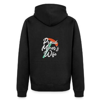 Mineurs de mines - Veste à capuche bio Premium Unisexe - noir - Dos - Nico (187cm)