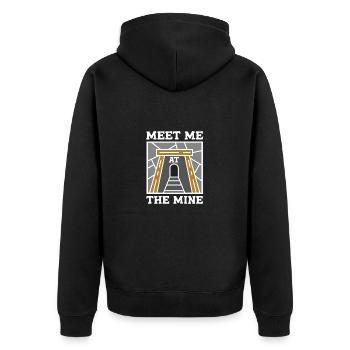 Mineurs de mines - Veste à capuche bio Premium Unisexe - noir - Dos - Nico (187cm)