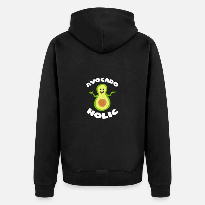 Avocat - Veste à capuche bio Premium Unisexe - noir