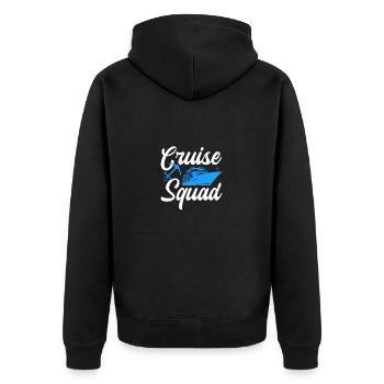 Cruise Cruise Ship - Unisex Premium Organic Zip Hoodie - black - Back - Nico (187cm)