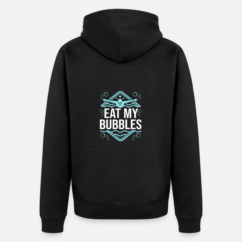 Nageurs - Veste à capuche bio Premium Unisexe - noir