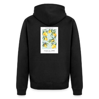Citrons - Veste à capuche bio Premium Unisexe - noir - Dos - Nico (187cm)