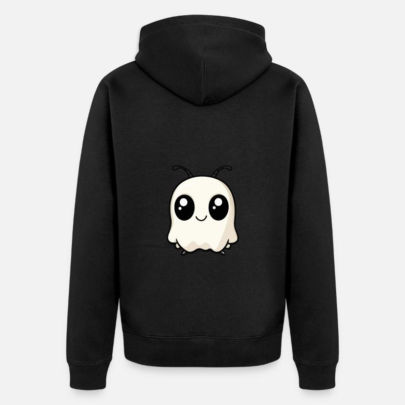 Fourmi Halloween Drôle Fantôme - Veste à capuche bio Premium Unisexe - noir