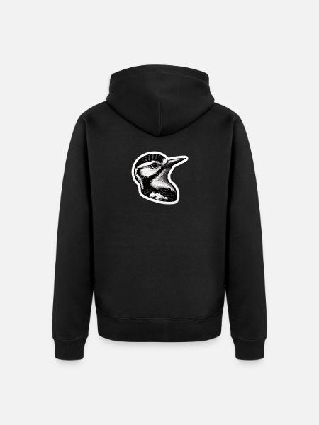 Specht - Unisex Premium Bio Zip Hoodie - Schwarz