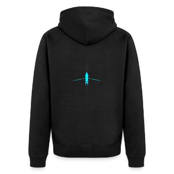 Ramer - Veste à capuche bio Premium Unisexe - noir - Dos - Nico (187cm)