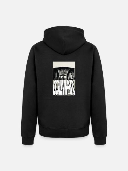 Colmar Graph Pont - Veste à capuche bio Premium Unisexe - noir