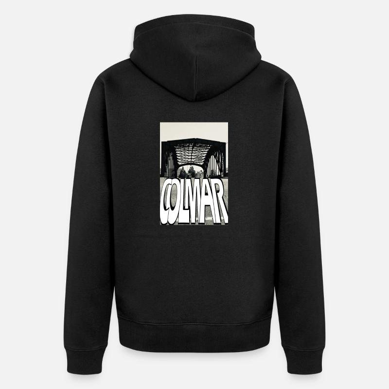 Colmar Graph Pont - Veste à capuche bio Premium Unisexe - noir