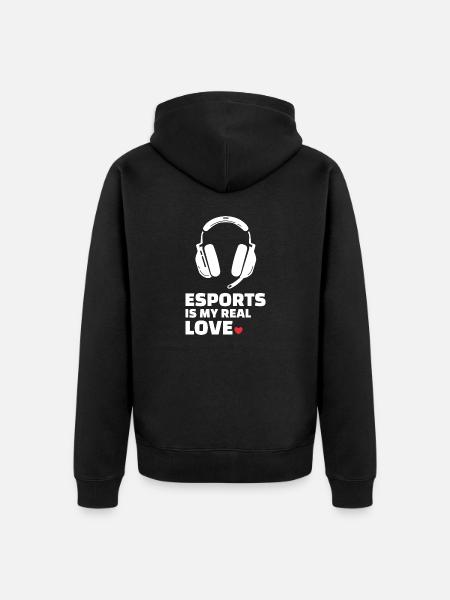 Esports & Gaming - Unisex Premium Organic Zip Hoodie - black