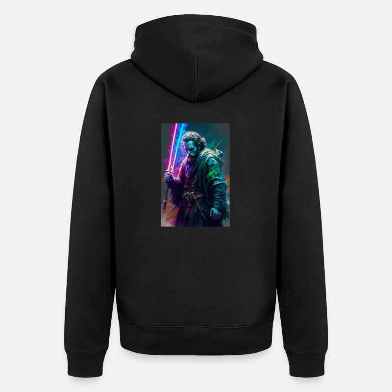 Sabre laser - Veste à capuche bio Premium Unisexe - noir