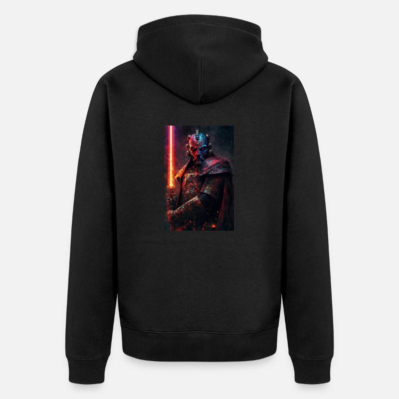 Sabre laser - Veste à capuche bio Premium Unisexe - noir