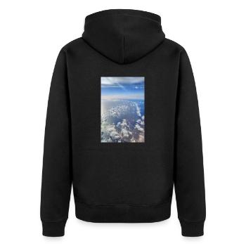 skyphotography 17 - Unisex Premium Organic Zip Hoodie - black - Back - Nico (187cm)