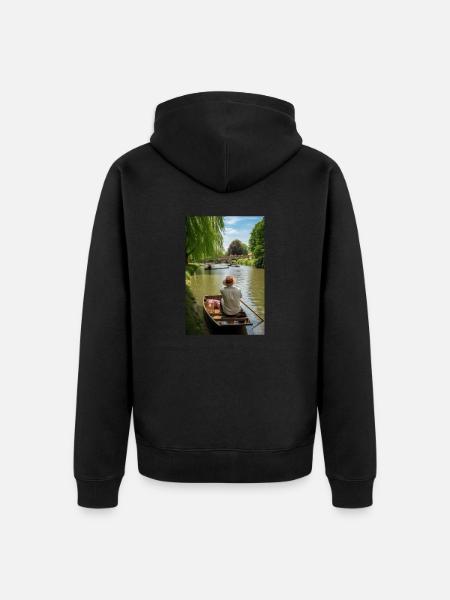 Martin Bond Style 3 Gift - Unisex Premium Organic Zip Hoodie - black
