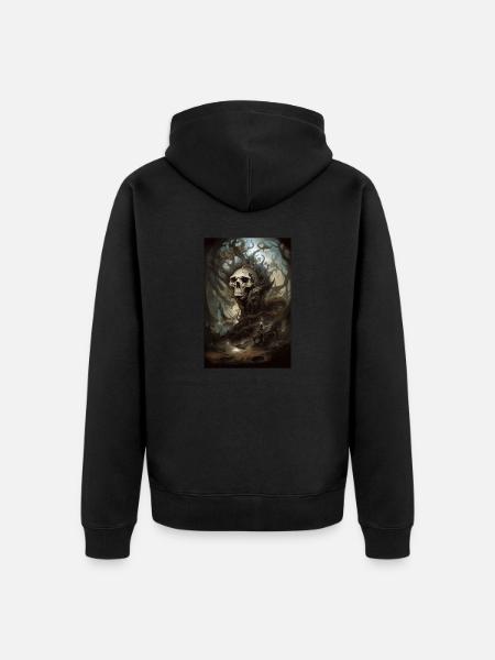 Under the Earth 3 - Unisex Premium Organic Zip Hoodie - black