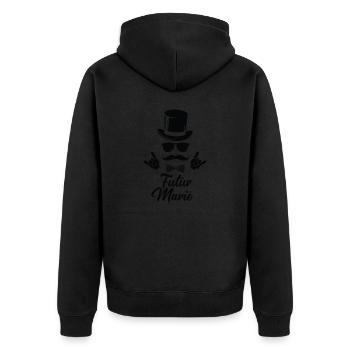 C'est Mon EVG - Enterrement de vie de garçon EVG - Veste à capuche bio Premium Unisexe - noir - Dos - Nico (187cm)