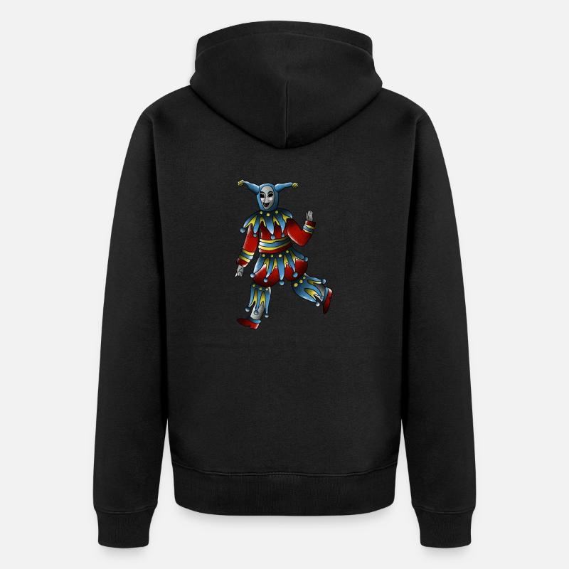 Imbécile - Veste à capuche bio Premium Unisexe - noir