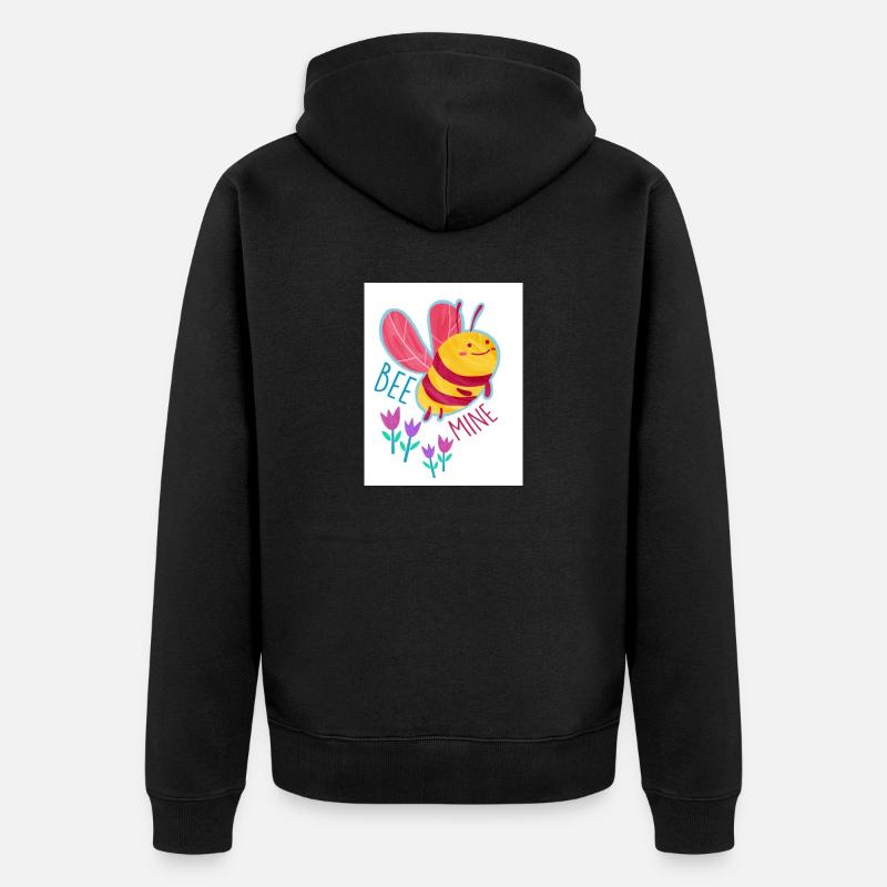 Mine d’abeilles Biene - Veste à capuche bio Premium Unisexe - noir