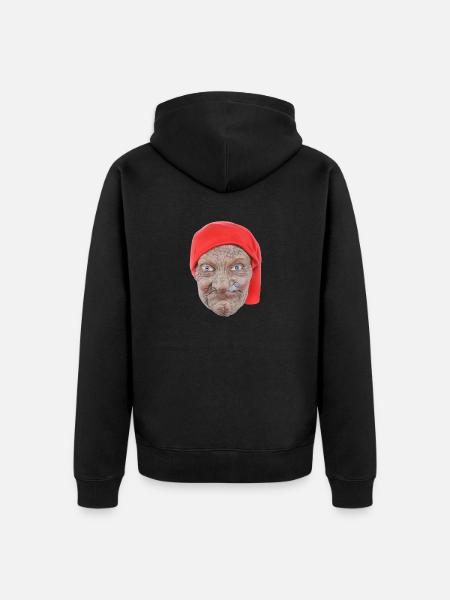 Mémé Clopo - Veste à capuche bio Premium Unisexe - noir