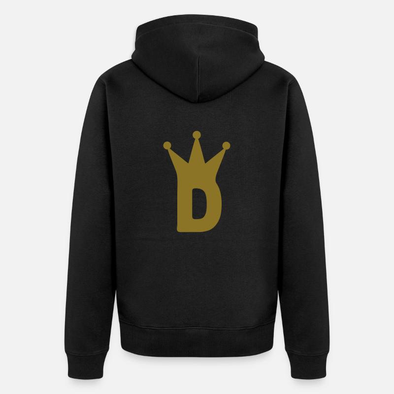 couronne d w22 - Veste à capuche bio Premium Unisexe - noir