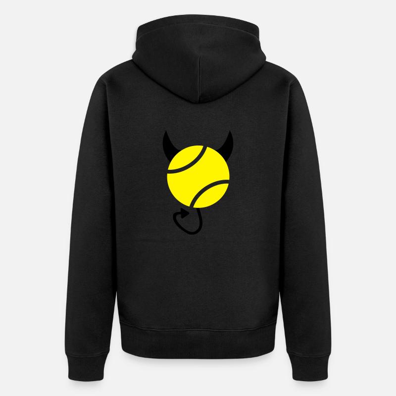 Tennis Devil - Veste à capuche bio Premium Unisexe - noir