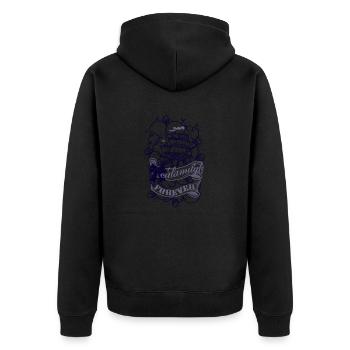 caravelle bateau - Veste à capuche bio Premium Unisexe - noir - Dos - Nico (187cm)