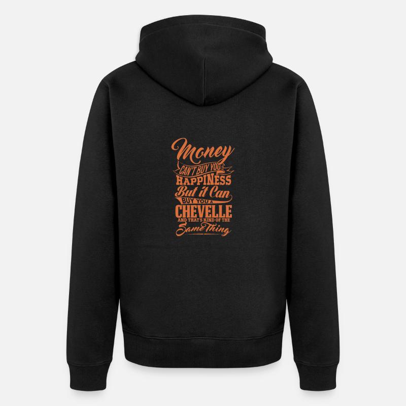 ARGENT ET CHEVELLE Y - Veste à capuche bio Premium Unisexe - noir