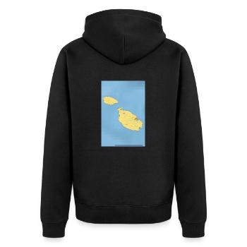 Malte Carte - Veste à capuche bio Premium Unisexe - noir - Dos - Nico (187cm)