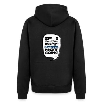 Book Dragon Book Keeper Cat Bday Book Fan Comics - Unisex Premium Organic Zip Hoodie - black - Back - Nico (187cm)