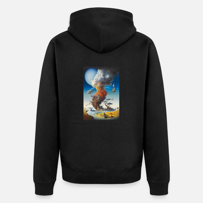 Éléments - Veste à capuche bio Premium Unisexe - noir