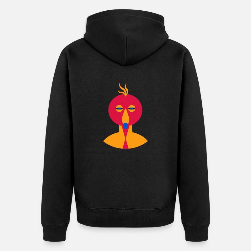 Sunny Phoenix - Unisex Premium Bio Zip Hoodie - Schwarz