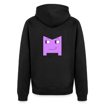Team Ender - Unisex Premium Bio Zip Hoodie - Schwarz - Hinten - Nico (187cm)