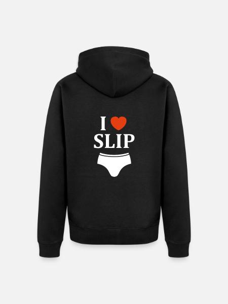 Slip - Veste à capuche bio Premium Unisexe - noir