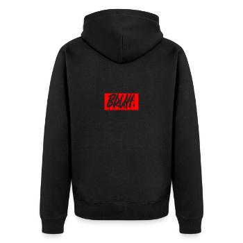 Bruh Meme Drôle Dire Frère Saluer Les Adolescents - Veste à capuche bio Premium Unisexe - noir - Dos - Nico (187cm)