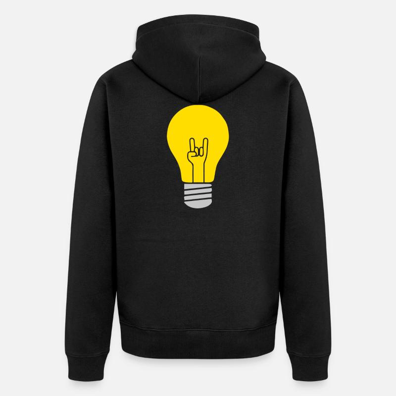 Rock électrifie - Veste à capuche bio Premium Unisexe - noir