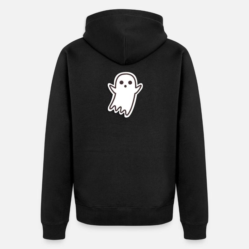 Fantôme - Veste à capuche bio Premium Unisexe - noir