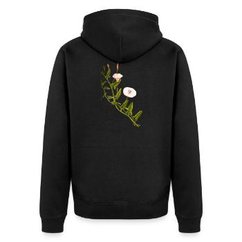 herbes thym romarin persil origan aneth - Veste à capuche bio Premium Unisexe - noir - Dos - Nico (187cm)