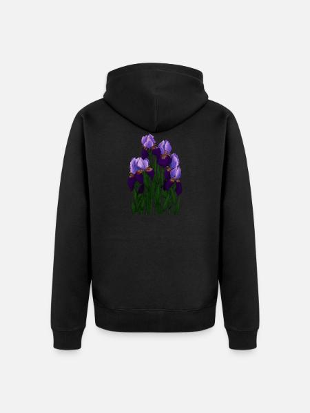 Irysy - Iris - Unisex Premium Bio Zip Hoodie - Schwarz