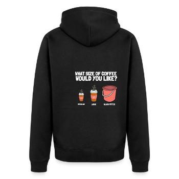 Glazier Glass Fitter And Glass Setter Window - Unisex Premium Organic Zip Hoodie - black - Back - Nico (187cm)