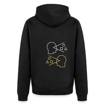 Ophthalmologist Optometrist Optometry And Optician - Unisex Premium Organic Zip Hoodie - black - Back - Nico (187cm)