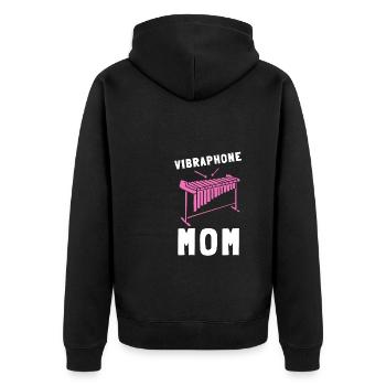 Vibraphone Maman Marimba Ninja Et Maillet - Veste à capuche bio Premium Unisexe - noir - Dos - Nico (187cm)