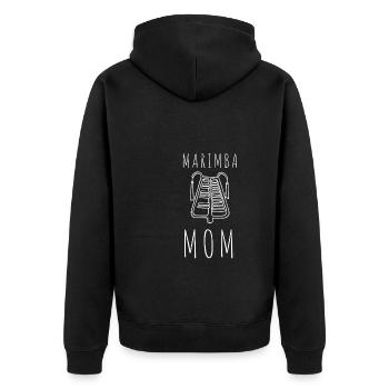 Vibraphone Maman Marimba Ninja Et Maillet - Veste à capuche bio Premium Unisexe - noir - Dos - Nico (187cm)