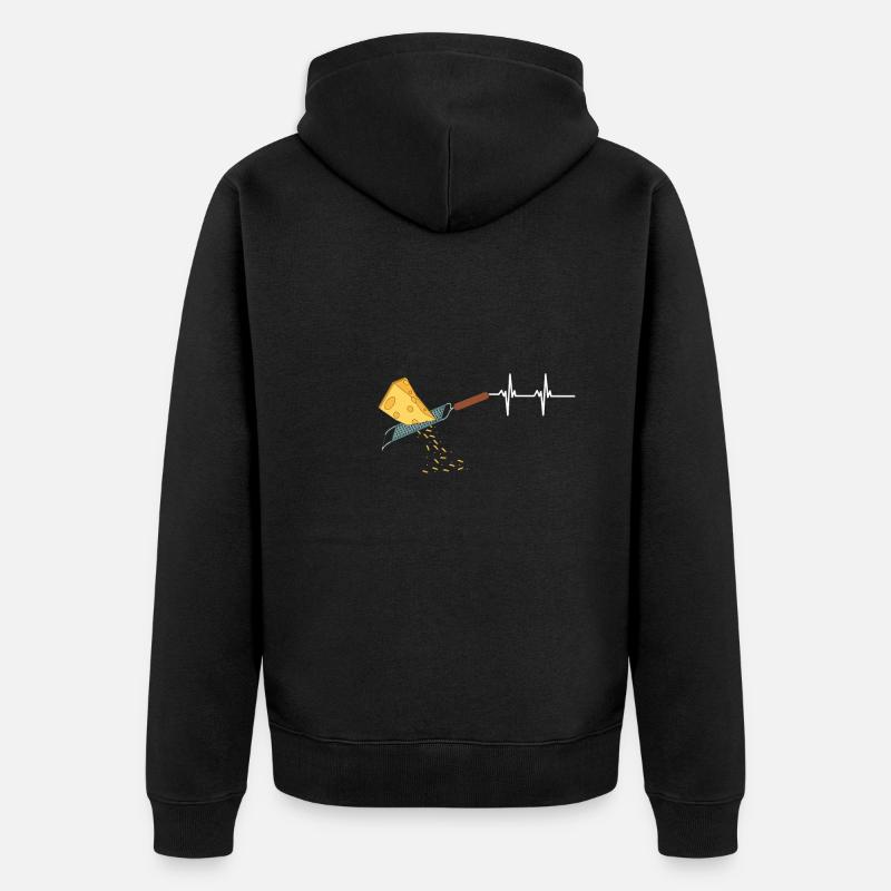 Fromager Fromager Gouda Lover - Veste à capuche bio Premium Unisexe - noir